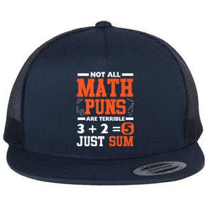 Funny Math Saying Equation Math Joke Gift Flat Bill Trucker Hat