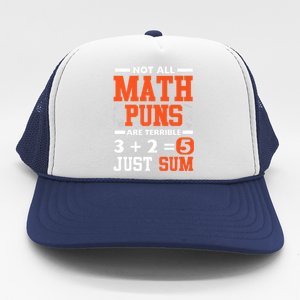 Funny Math Saying Equation Math Joke Gift Trucker Hat