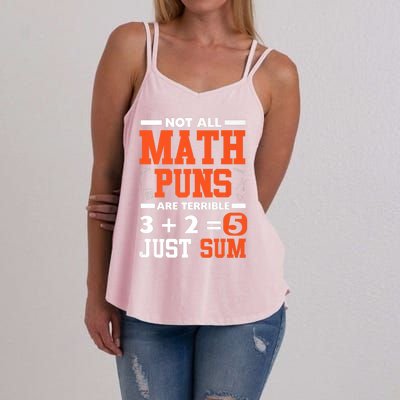 Funny Math Saying Equation Math Joke Gift Women's Strappy Tank