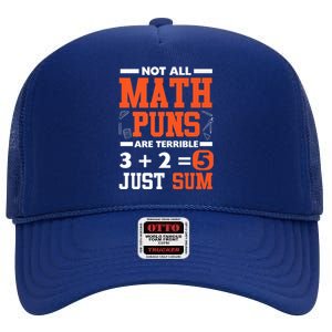 Funny Math Saying Equation Math Joke Gift High Crown Mesh Back Trucker Hat