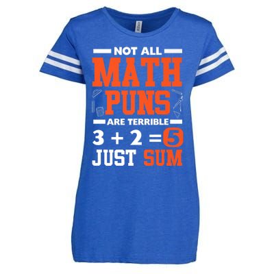 Funny Math Saying Equation Math Joke Gift Enza Ladies Jersey Football T-Shirt