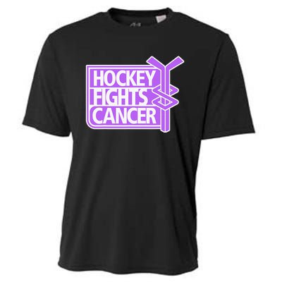 Family Member Support Hockey Fights Cancer Awareness Cooling Performance Crew T-Shirt