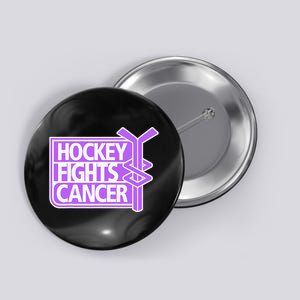 Family Member Support Hockey Fights Cancer Awareness Button