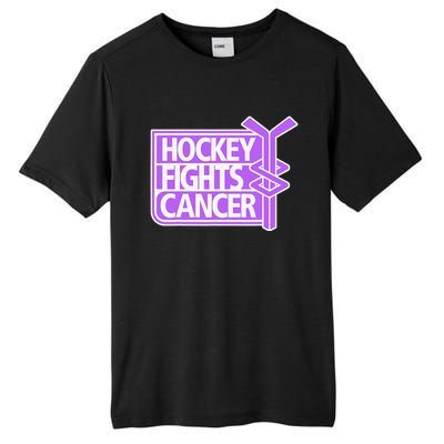 Family Member Support Hockey Fights Cancer Awareness Tall Fusion ChromaSoft Performance T-Shirt