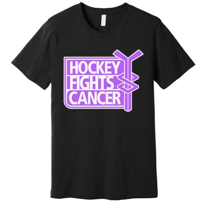 Family Member Support Hockey Fights Cancer Awareness Premium T-Shirt