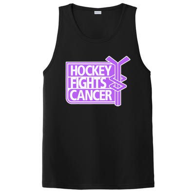 Family Member Support Hockey Fights Cancer Awareness PosiCharge Competitor Tank