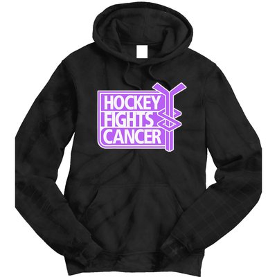 Family Member Support Hockey Fights Cancer Awareness Tie Dye Hoodie