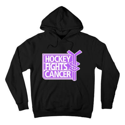 Family Member Support Hockey Fights Cancer Awareness Tall Hoodie