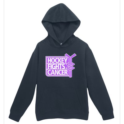 Family Member Support Hockey Fights Cancer Awareness Urban Pullover Hoodie