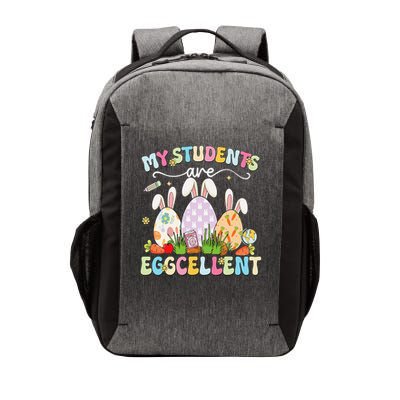 Funny My Students Are Eggcellent Teacher Bunny Easter Vector Backpack