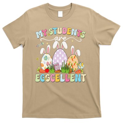 Funny My Students Are Eggcellent Teacher Bunny Easter T-Shirt