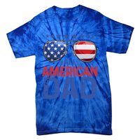 Family Matching Sunglusses All American Dad 4th Of July Usa Cute Gift Tie-Dye T-Shirt