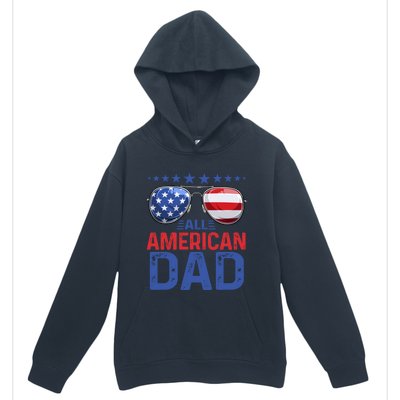 Family Matching Sunglusses All American Dad 4th Of July Usa Cute Gift Urban Pullover Hoodie