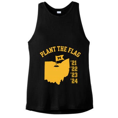 Funny Meme Saddam Hussein Hiding Spot Teen Joke Brain Rot Ladies PosiCharge Tri-Blend Wicking Tank