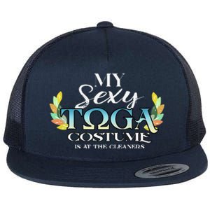 Funny My Sexy Toga Costume Funny Funny Halloween Costumes Flat Bill Trucker Hat