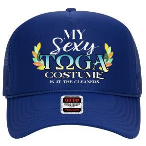 Funny My Sexy Toga Costume Funny Funny Halloween Costumes High Crown Mesh Back Trucker Hat