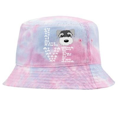 Funny Miniature Schnauzer Gift Miniature Schnauzer Lovers Tie-Dyed Bucket Hat