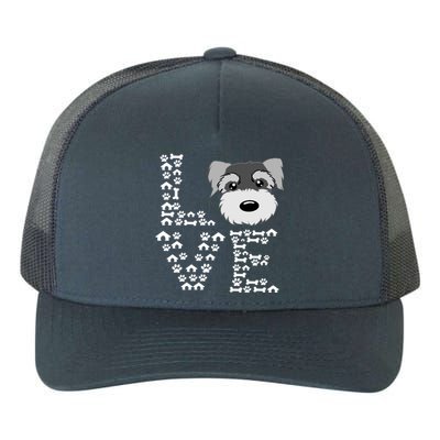 Funny Miniature Schnauzer Gift Miniature Schnauzer Lovers Yupoong Adult 5-Panel Trucker Hat