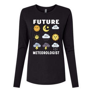 Future Meteorologist Storm Twister Tornado Hurricane Womens Cotton Relaxed Long Sleeve T-Shirt