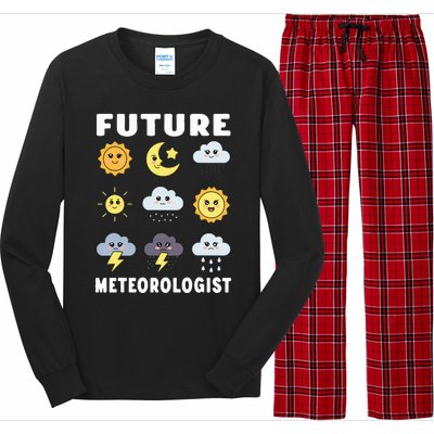 Future Meteorologist Storm Twister Tornado Hurricane Long Sleeve Pajama Set