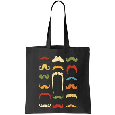 Funny Mustache Styles  Vintage Retro Hipster Mustache Bag