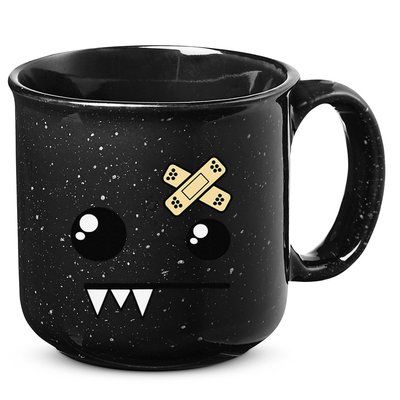 Funny Monster Scene Emo Design Gift 15oz Campfire Ceramic Mug
