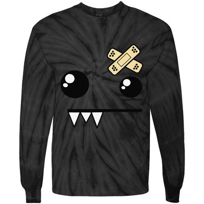 Funny Monster Scene Emo Design Gift Tie-Dye Long Sleeve Shirt