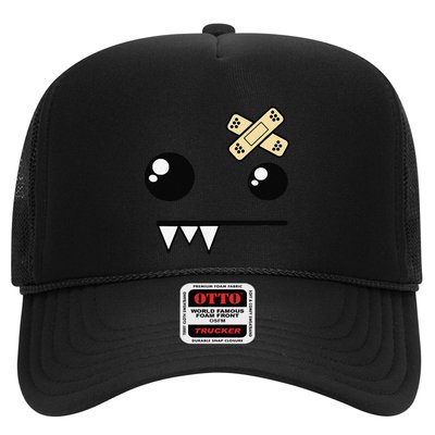 Funny Monster Scene Emo Design Gift Trucker Hat