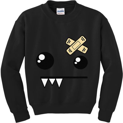 Funny Monster Scene Emo Design Gift Kids Sweatshirt
