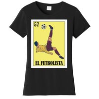 Funny Mexican Soccer Design El Futbolista Women's T-Shirt