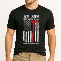 Firefighter My Son Has Your Proud Firefighter Dad American Cooling Performance Crew T-Shirt