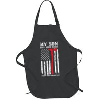 Firefighter My Son Has Your Proud Firefighter Dad American Apron