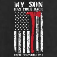 Firefighter My Son Has Your Proud Firefighter Dad American Adult Drive Performance Visor