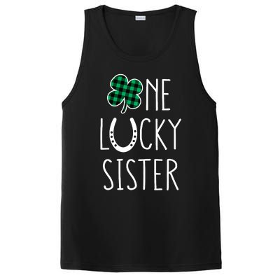 Family Matching St Patricks Day Girl One Lucky Sister Teens PosiCharge Competitor Tank