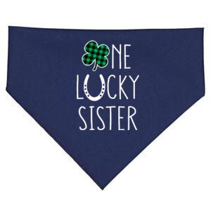 Family Matching St Patricks Day Girl One Lucky Sister Teens USA-Made Doggie Bandana