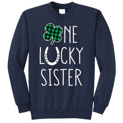 Family Matching St Patricks Day Girl One Lucky Sister Teens Sweatshirt