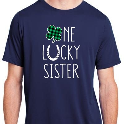 Family Matching St Patricks Day Girl One Lucky Sister Teens Adult ChromaSoft Performance T-Shirt