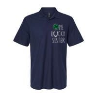 Family Matching St Patricks Day Girl One Lucky Sister Teens Softstyle Adult Sport Polo