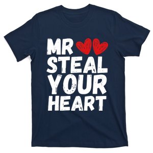 Funny Mr Steal Your Heart Valentines Day Boy T-Shirt