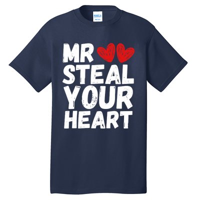 Funny Mr Steal Your Heart Valentines Day Boy Tall T-Shirt