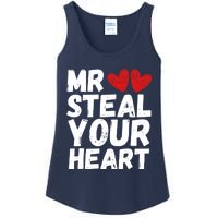 Funny Mr Steal Your Heart Valentines Day Boy Ladies Essential Tank