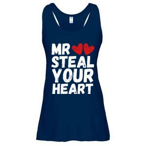 Funny Mr Steal Your Heart Valentines Day Boy Ladies Essential Flowy Tank