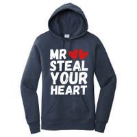 Funny Mr Steal Your Heart Valentines Day Boy Women's Pullover Hoodie