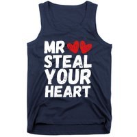 Funny Mr Steal Your Heart Valentines Day Boy Tank Top