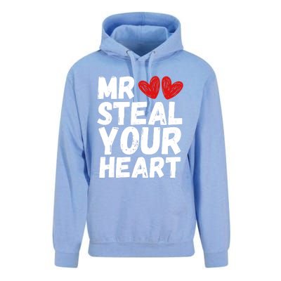 Funny Mr Steal Your Heart Valentines Day Boy Unisex Surf Hoodie