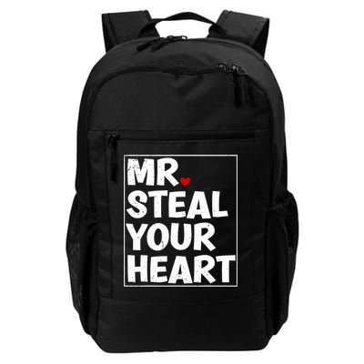 Funny Mr Steal Your Heart Valentines Day Backpack