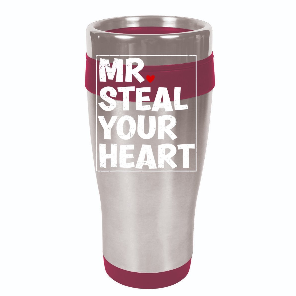 Funny Mr Steal Your Heart Valentines Day Cropped Pullover Crew