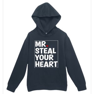 Funny Mr Steal Your Heart Valentines Day Urban Pullover Hoodie