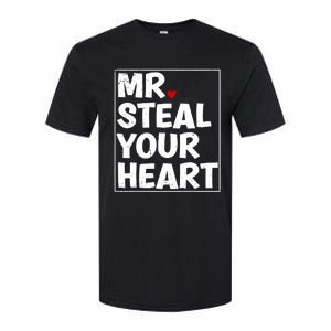 Funny Mr Steal Your Heart Valentines Day Softstyle CVC T-Shirt