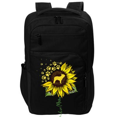 Frenchie Mom Sunflower French Bulldog Lover Gifts Dog Mama Impact Tech Backpack